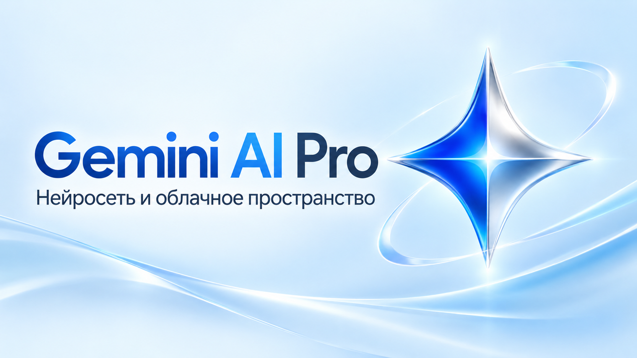 Gemini Pro — пробная подписка на 3 месяца